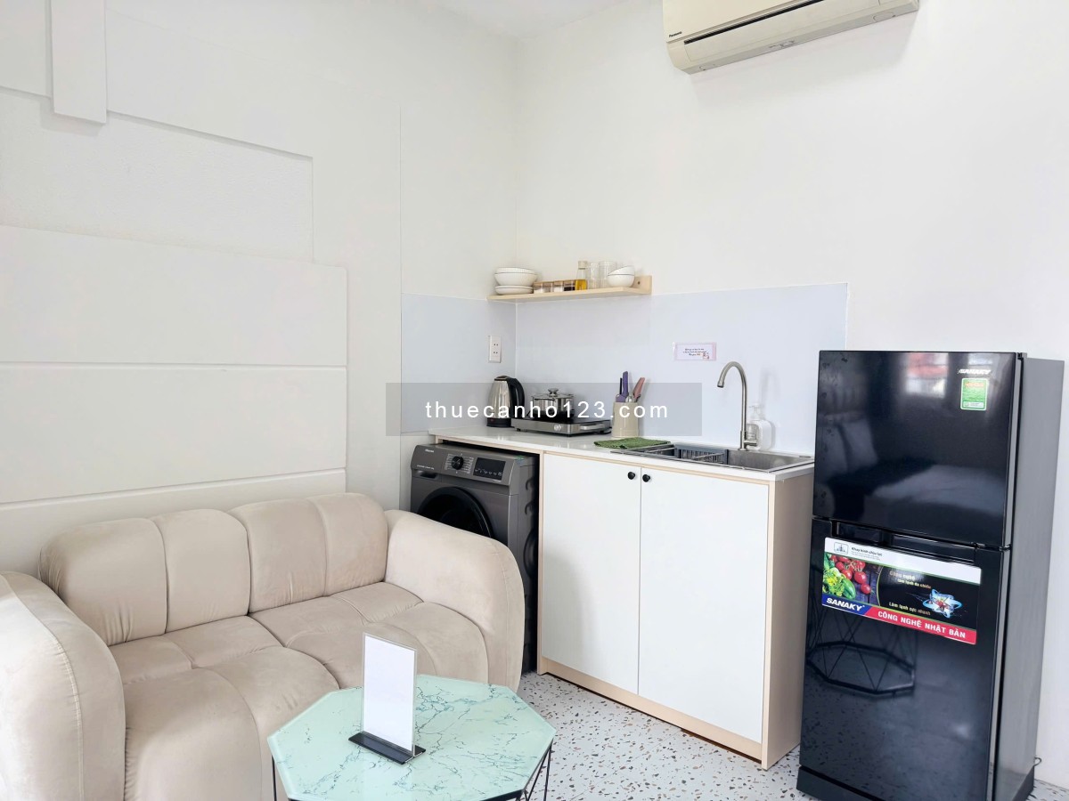 Cho thuê căn hộ có ban công vách ngăn nhà tắm 36m² bùi đình túy, bình thạnh gần chợ bà chiểu - Ảnh 5