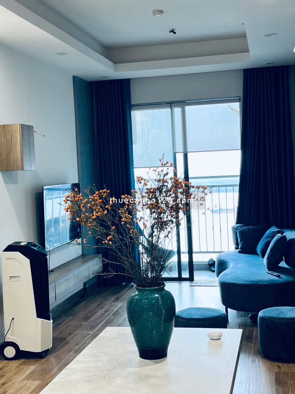Cho thuê căn hộ 1pn full nội thất q7 riverside complex như hình view sông - Ảnh 1