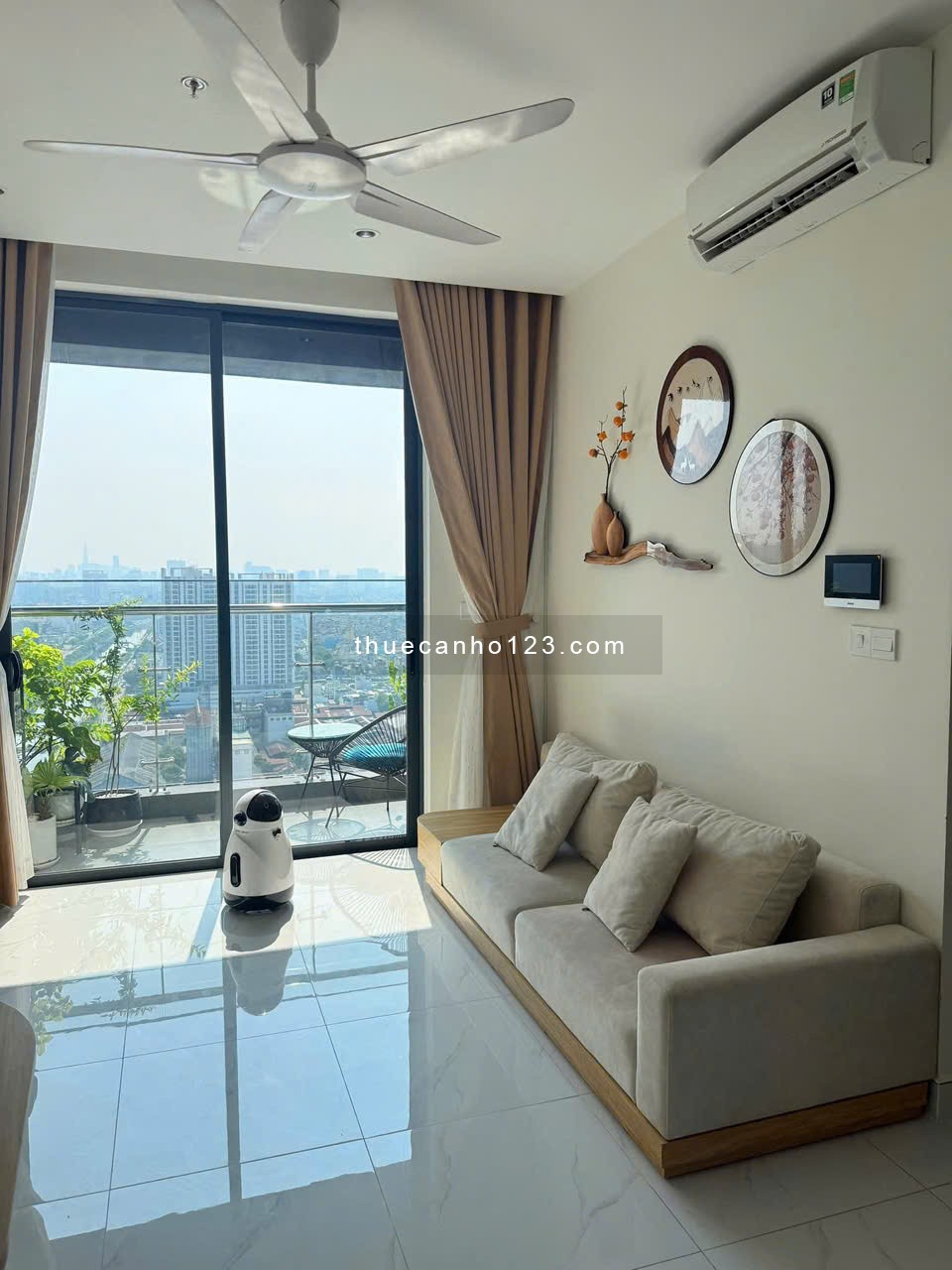 CC Happy One Thạnh lộc. Q12 . DT 65m2 2PN Full NT . Giá 9.5Tr - Ảnh 1