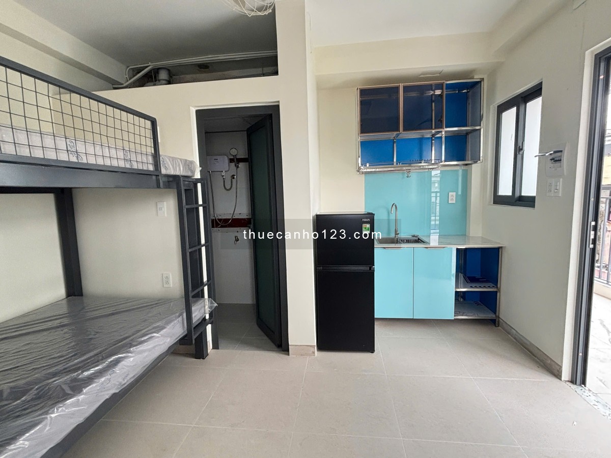 CHO THUÊ CĂN HỘ BAN CÔNG LỚN, FULL NỘI THẤT GẦN VLU – BÌNH THẠNH - Ảnh 2