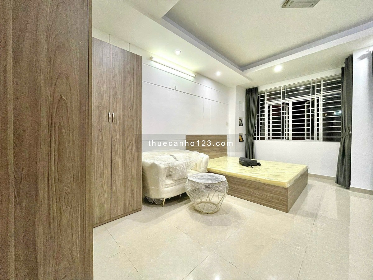 Cho thuê căn hộ Studio Bùi Hữu Nghĩa DT 40m2, có ban công rộng, cửa sổ thoáng, máy giặt riêng 7,5tr - Ảnh 10