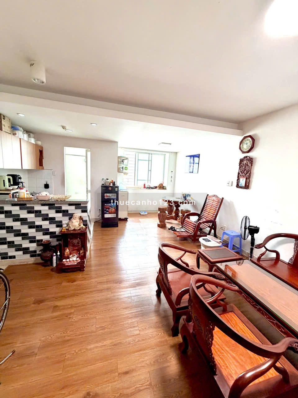 Chung cư 26 Nguyễn Thượng Hiền, BT: 2p ngủ, NTCB, 10,5tr, 80m2 - Ảnh 4