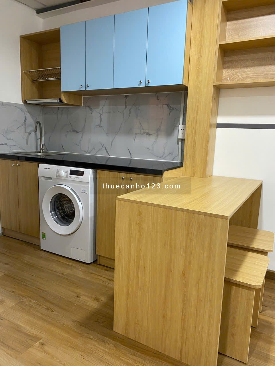 Cho thuê căn hộ Đường D5, Bình Thạnh DT 38m2, có ban công, bếp xa giường, máy giặt riêng chỉ 6tr5 - Ảnh 4