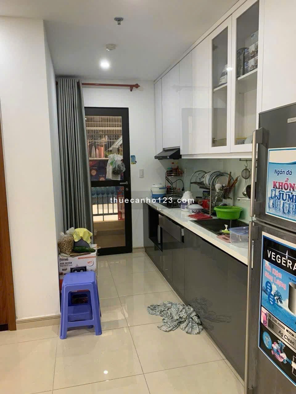 Chung cư Sky Center cho thuê căn 3PN, 90m2, đủ NT, giá 18tr/th - Ảnh 3