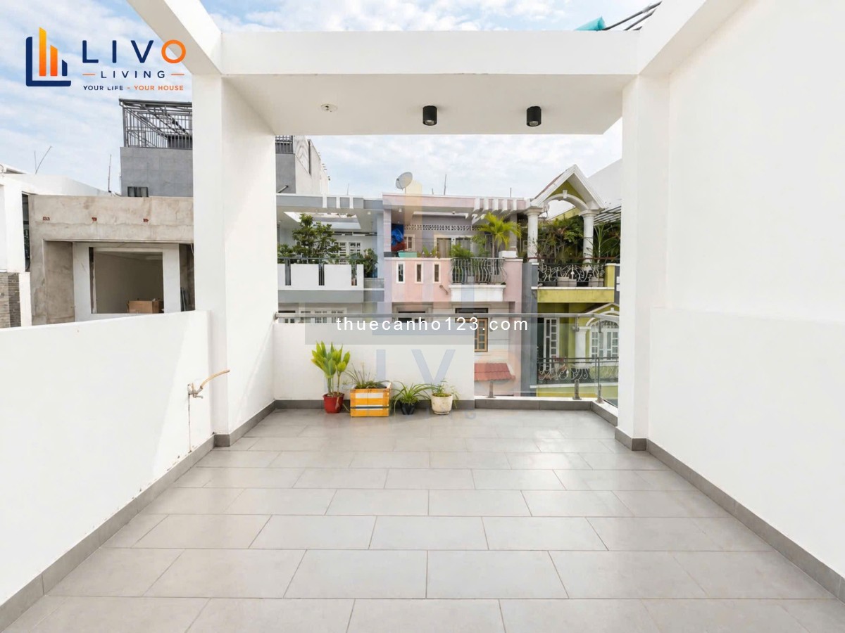 Cho thuê căn hộ Nơ Trang Long DT 58m² 1PN đủ tiện nghi giá chỉ 7,3 triệu/tháng gần Bà Chiểu Cầu Bông - Ảnh 5