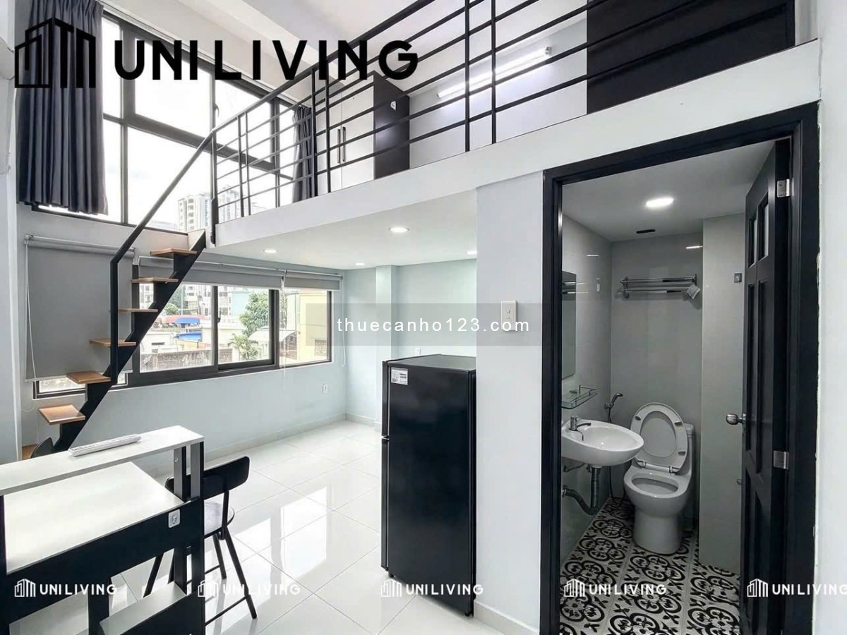 CĂN HỘ CÓ GÁC LỬNG CAO CỬA SỔ KÍNH THOÁNG FULL NỘI THẤT XÔ VIẾT NGHỆ TĨNH BÌNH THẠNH, TIỆN ĐI Q1 Q2 - Ảnh 2