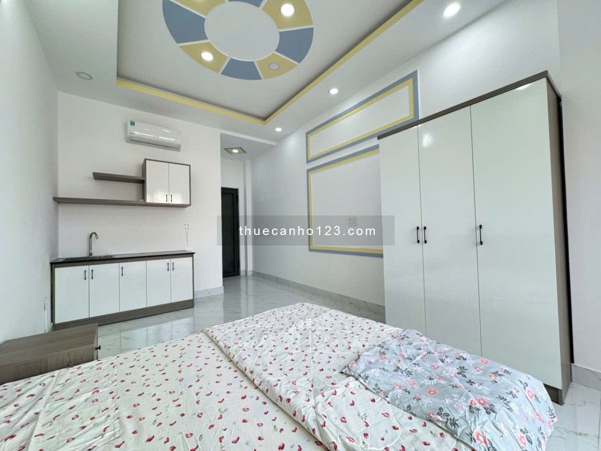 Cho thuê phòng rộng, ban công thoáng, full nội thất – Lê Quang Định, Bình Thạnh, gần Bà Chiểu, Q1 - Ảnh 3