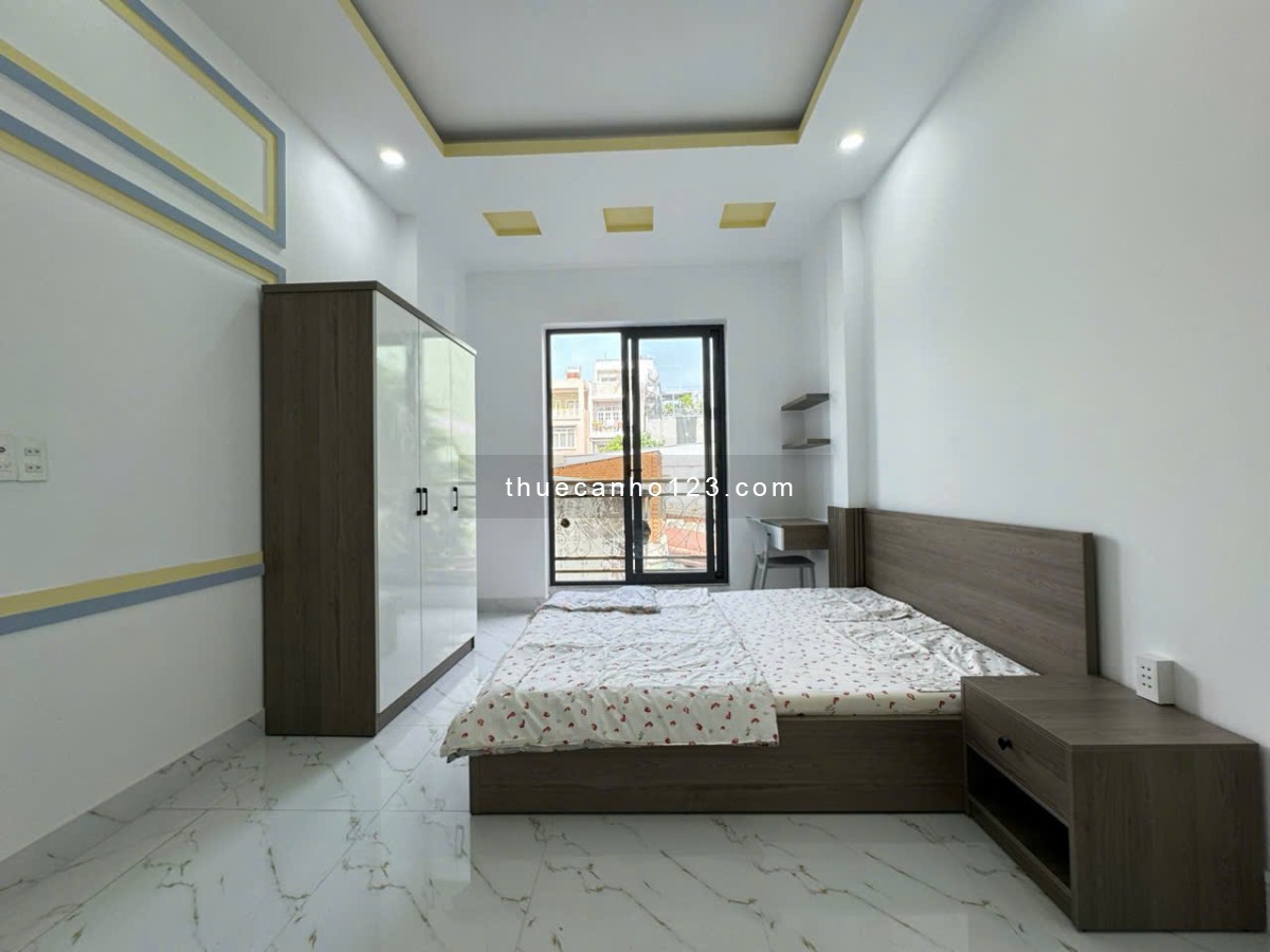 Cho thuê phòng rộng, ban công thoáng, full nội thất – Lê Quang Định, Bình Thạnh, gần Bà Chiểu, Q1 - Ảnh 2
