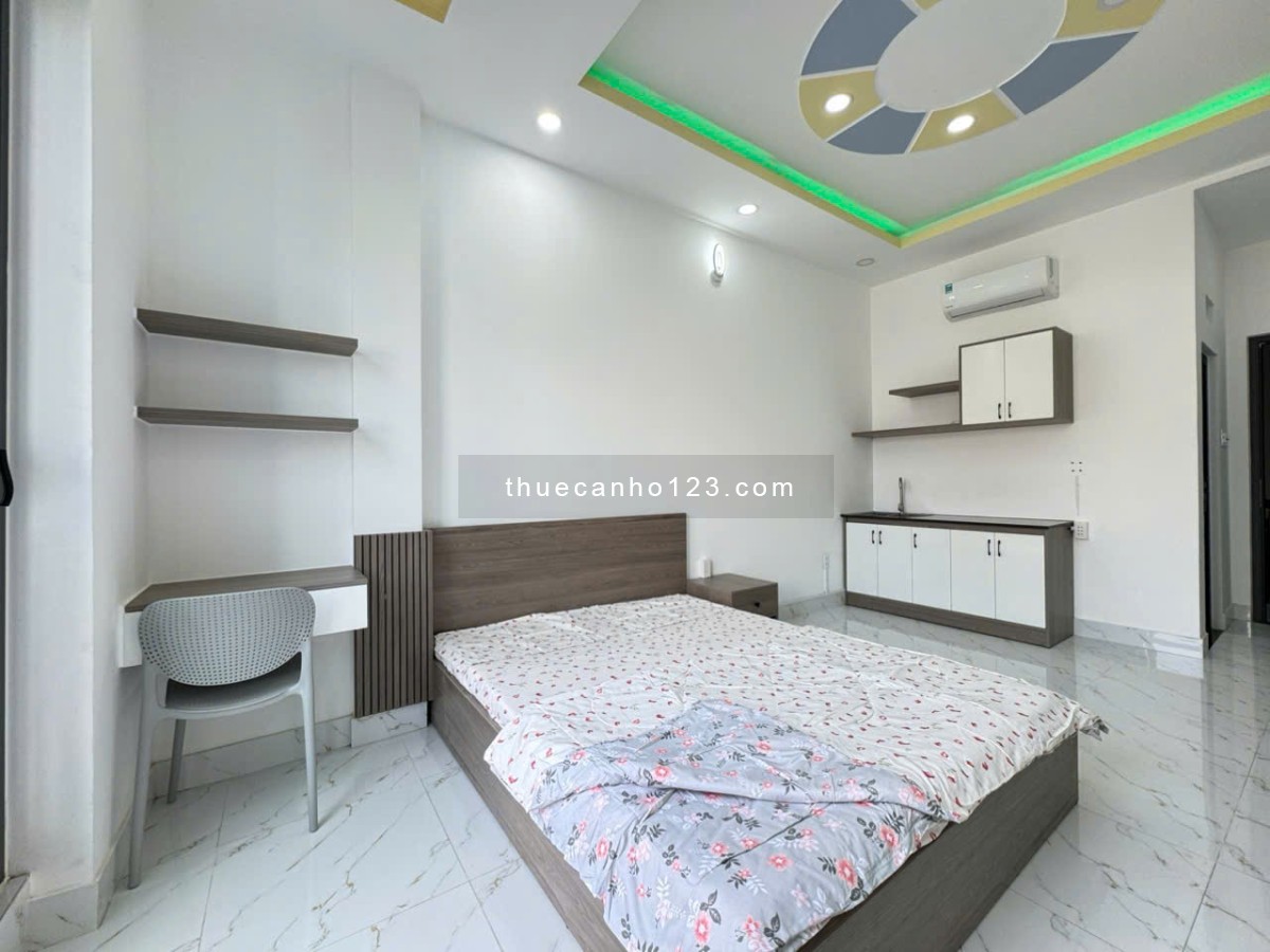 Cho thuê phòng rộng, ban công thoáng, full nội thất – Lê Quang Định, Bình Thạnh, gần Bà Chiểu, Q1 - Ảnh 5