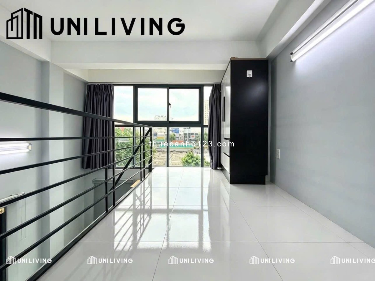 Cho thuê căn hộ Bình Thạnh full nội thất, cửa sổ lớn, gần Hàng Xanh, Quận 1 - 0982174372 - Ảnh 4
