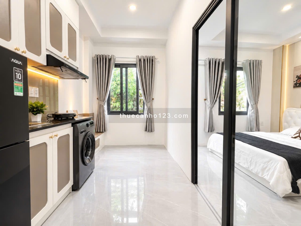 CHO THUÊ CĂN HỘ 1PN TÁCH BẾP, BAN CÔNG, MÁY GIẶT RIÊNG TẠI NGUYỄN XÍ, BÌNH THẠNH GẦN PHẠM VĂN ĐỒNG - Ảnh 3