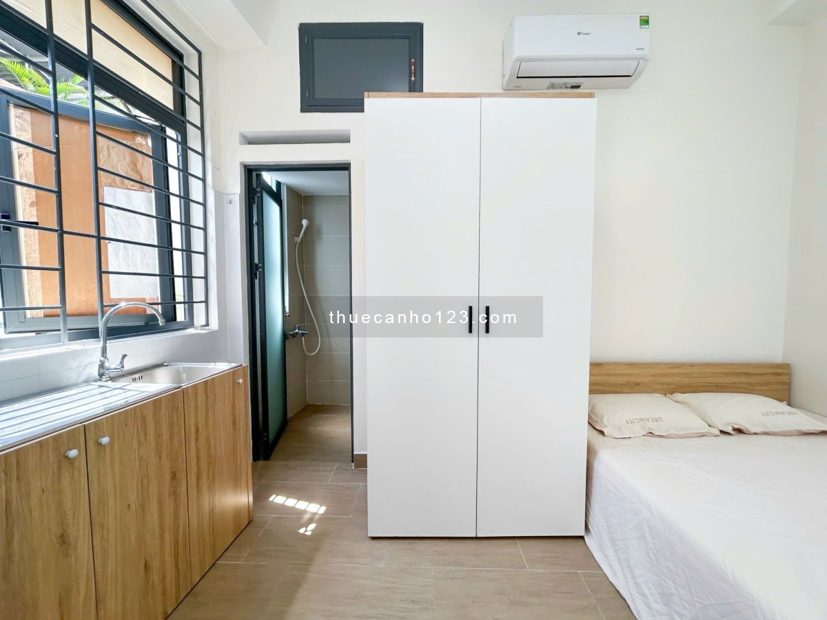 Cho thuê căn hộ Phú Nhuận full nội thất, ban công, gần Phan Đình Phùng giáp quận 1 - 0982174372 - Ảnh 4
