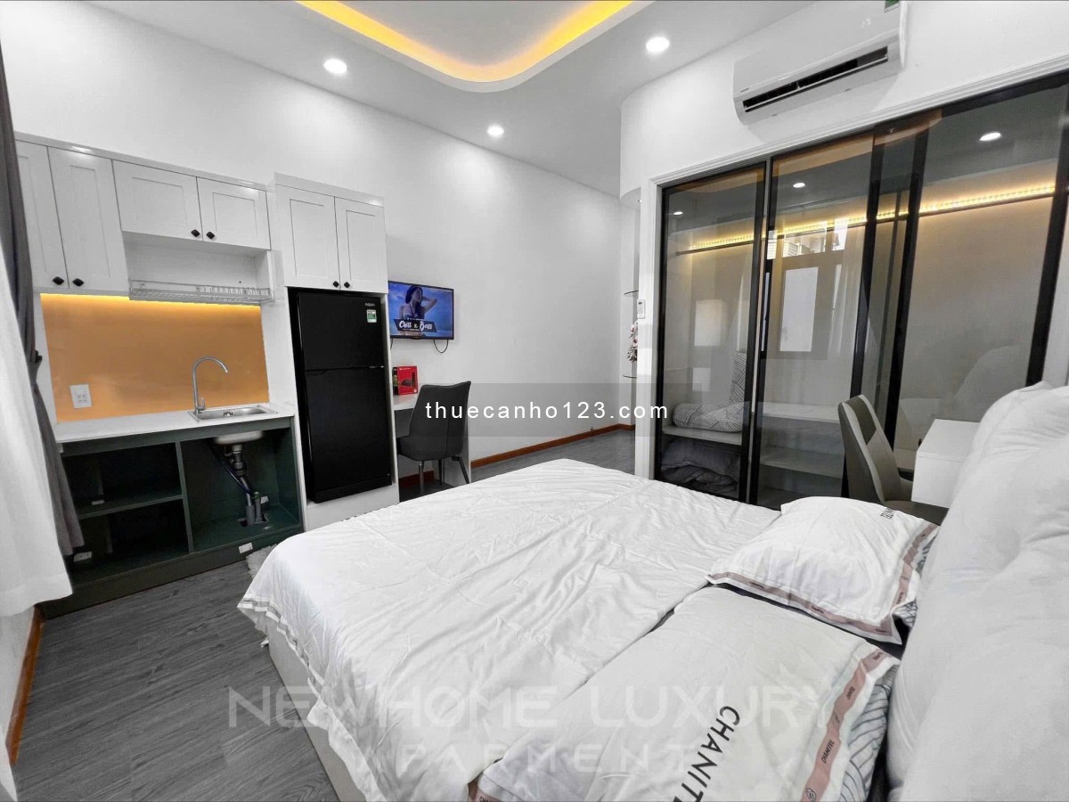 Khai trương cho thuê căn hộ Hoàng Diệu DT 32m2, 1PN, cửa sổ thoáng, đầy đủ nội thất, chỉ 6tr9 - Ảnh 2