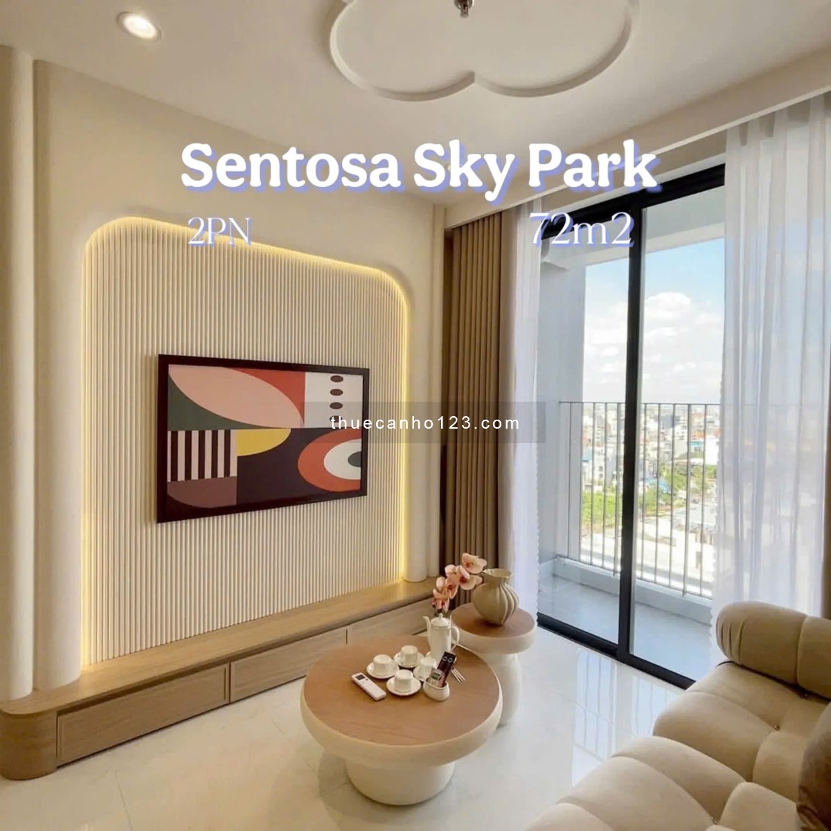 Căn Hộ Sentosa Cho Thuê | 2 Ngủ - 2 Wc - Full Nội Thất Đẹp - Ảnh 1