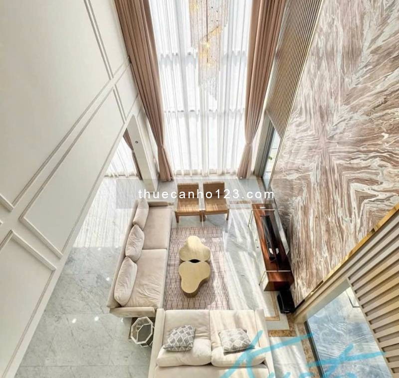 Penthouse căn hộ Diamond Island cho thuê nội thất hiện đại paranoma view - Ảnh 1