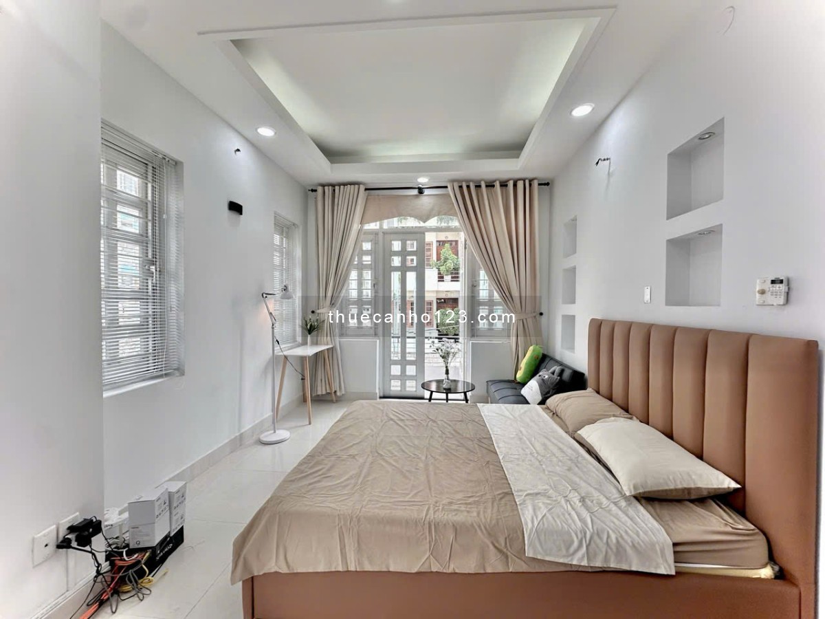 Cho thuê căn hộ dịch vụ Tân Cảng DT 42m2, FULL NT, có ban công, cửa sổ lớn, chỉ 7,8 triệu/tháng - Ảnh 1