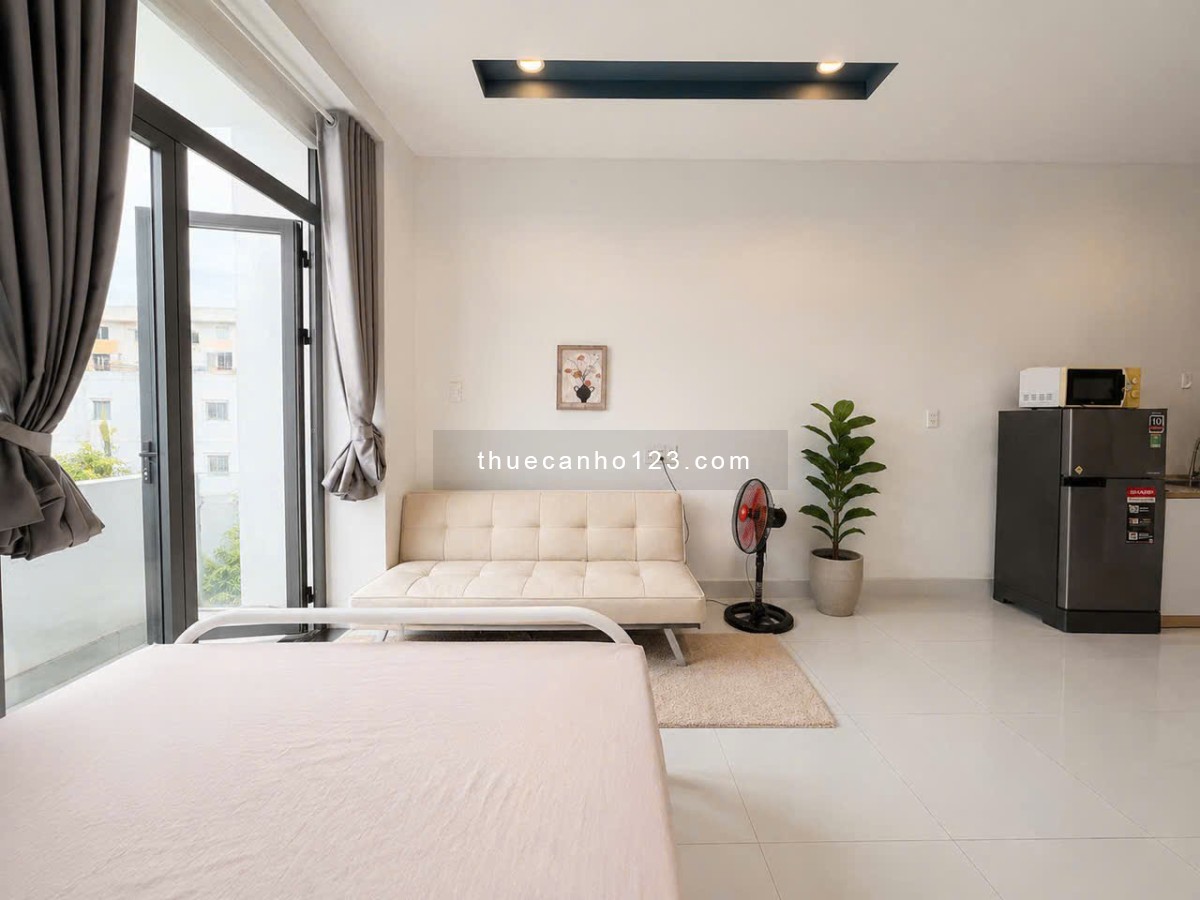 Cho thuê căn hộ Nhiêu Tứ DT 35m2, FULL NT, có ban công lớn, chỉ 8 triệu/tháng - Ảnh 4