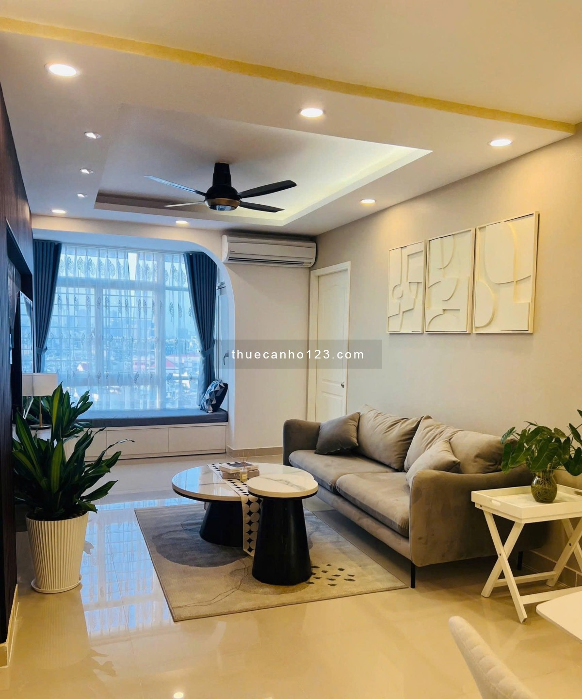 Cho thuê chung cư Xi Grand Court căn góc 109m2, 3PN, nội thất cao cấp giá thuê 22.5tr/th - Ảnh 2