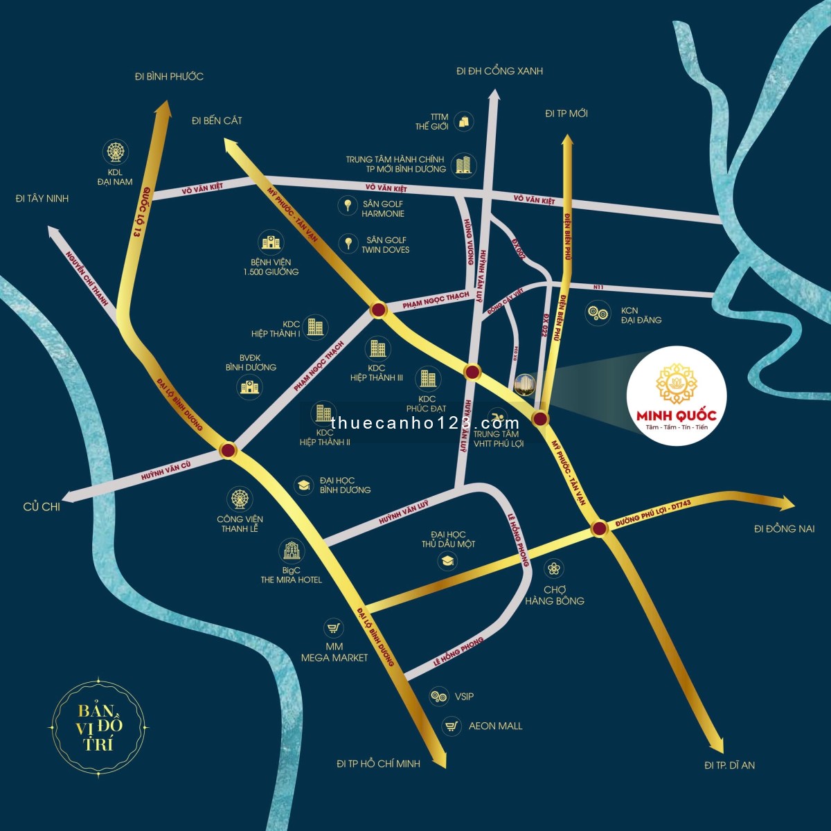 CHO THUÊ 6 CĂN HỘ 2PN – MINH QUỐC PLAZA | TP. THỦ DẦU MỘT - Ảnh 10