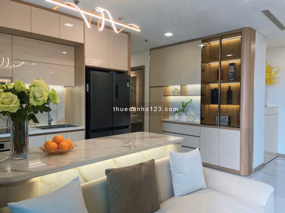 Cho thuê căn hộ Vinhomes Central Park DT 106m², 3PN, đủ NT, view sông, giá chỉ 60 triệu - Ảnh 1