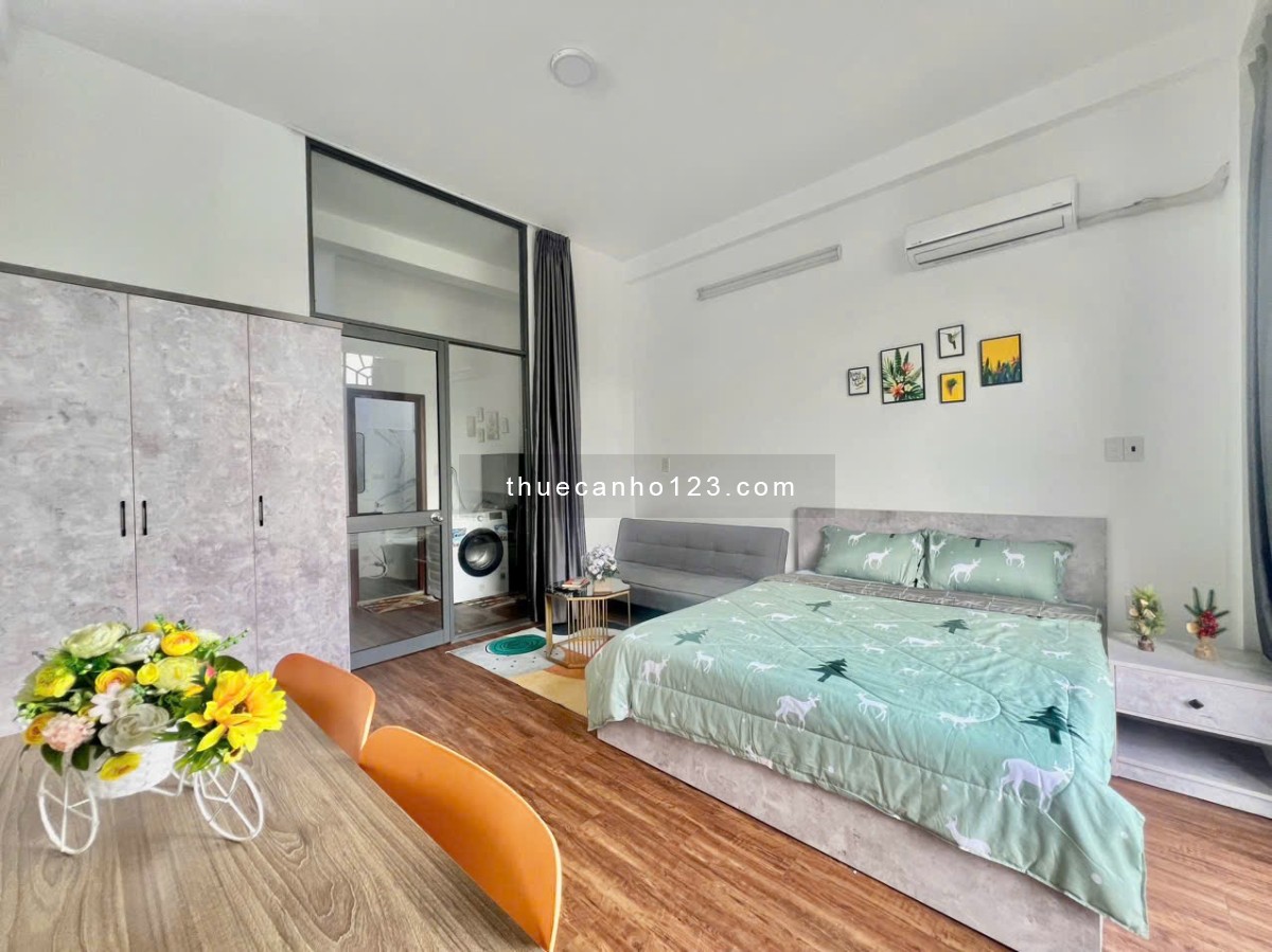 Phòng cho thuê 50m2 tách bếp ban công lớn gần CV Lê Thị Riêng giá rẻ - Ảnh 1
