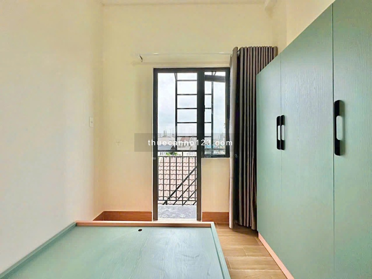 Cho thuê căn hộ 1 phòng ngủ Bình thạnh, full nội thất, cửa sổ lớn gần Nơ Trang Long, Quận 1, Quận 3 - Ảnh 4