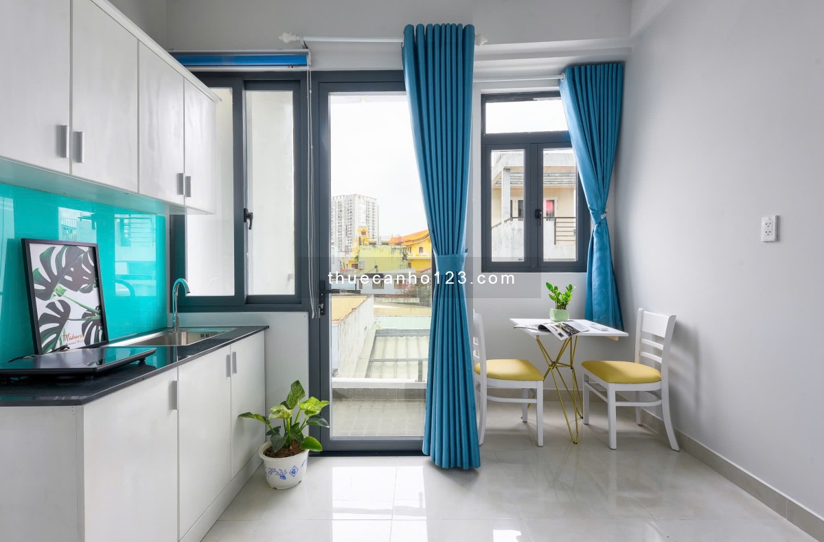 Cho thuê căn hộ Nơ Trang Long DT 35m2, 1PN, có gác, ban công, view thoáng, chỉ 7,2 triệu - Ảnh 1