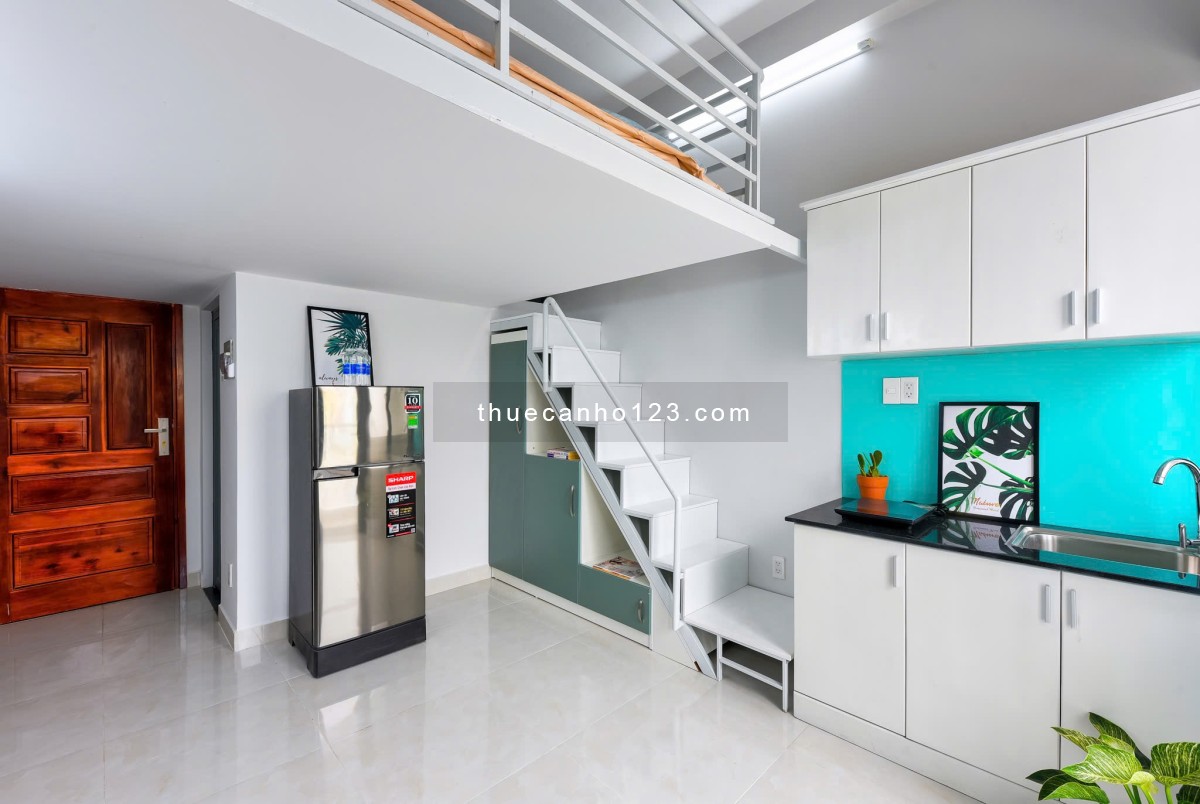 Cho thuê căn hộ Nơ Trang Long DT 35m2, 1PN, có gác, ban công, view thoáng, chỉ 7,2 triệu - Ảnh 6