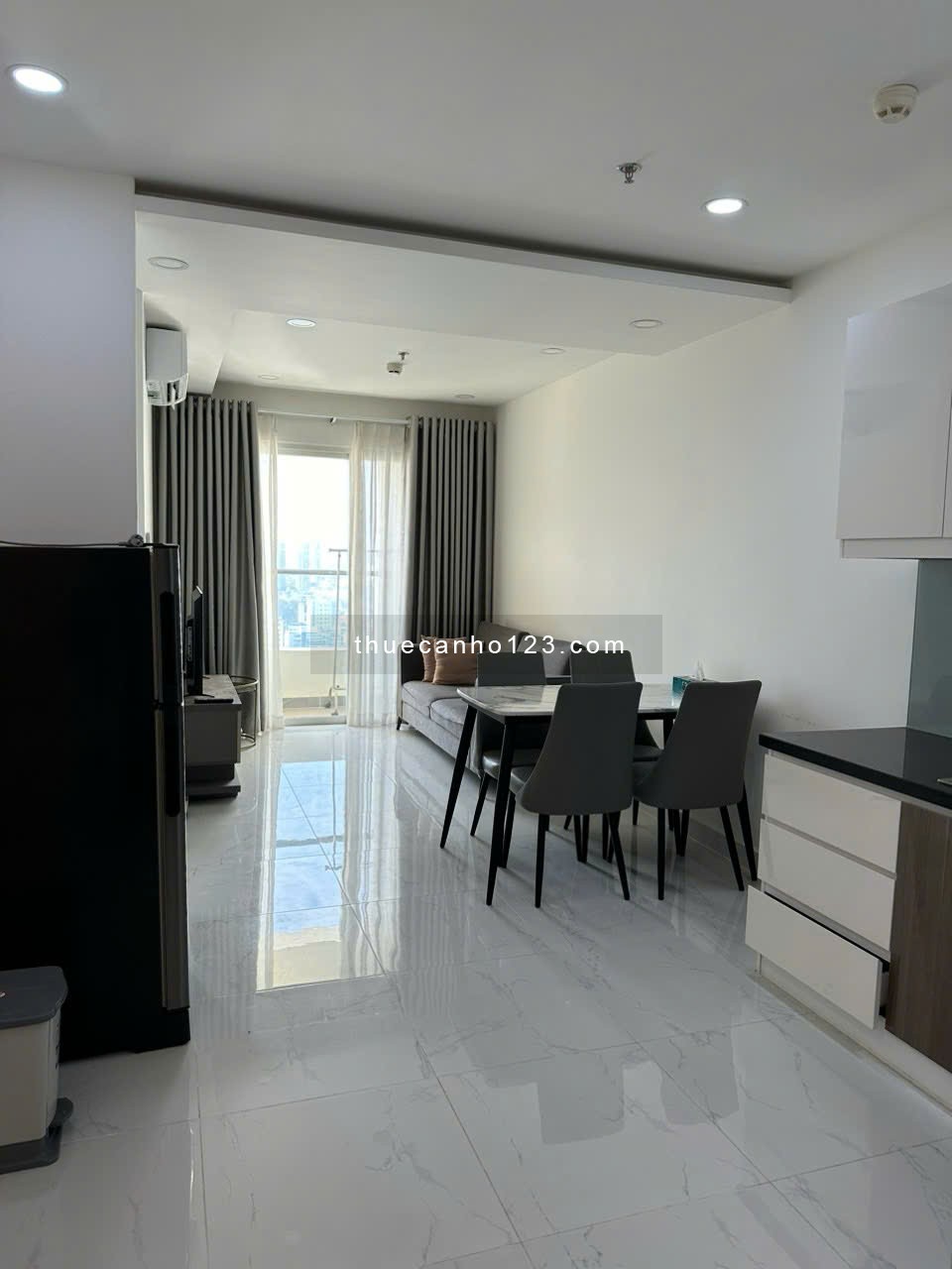 Cho thuê căn hộ Chung cư Terra Royal , quận 3 - 58m2, 2pn 1wc Full NT giá 21tr Lh 0933481089 - Ảnh 1