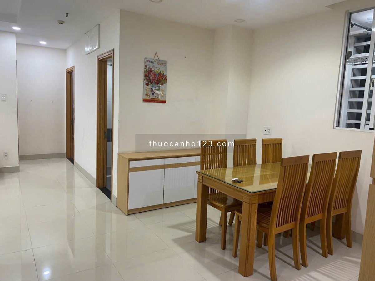 Cho thuê căn hộ Him Lam Chợ Lớn DT 102m2, 3PN 2WC, nhà có nội thất LH xem nhà 0776943586 - Ảnh 2