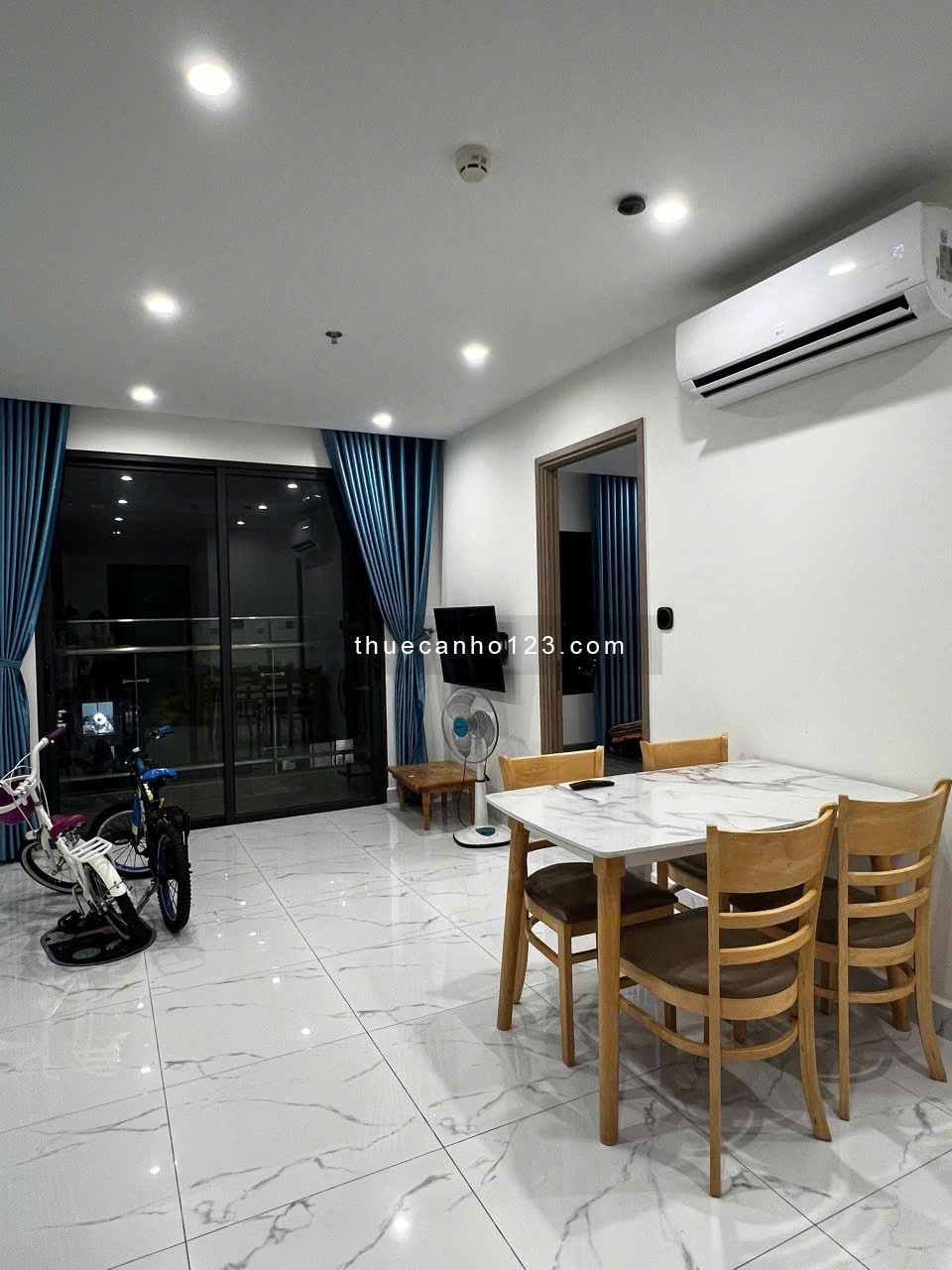 Cho thuê căn hộ 2PN 59m2 tại Beverly Solari gần full nội thất 7tr cọc 1 - Ảnh 1