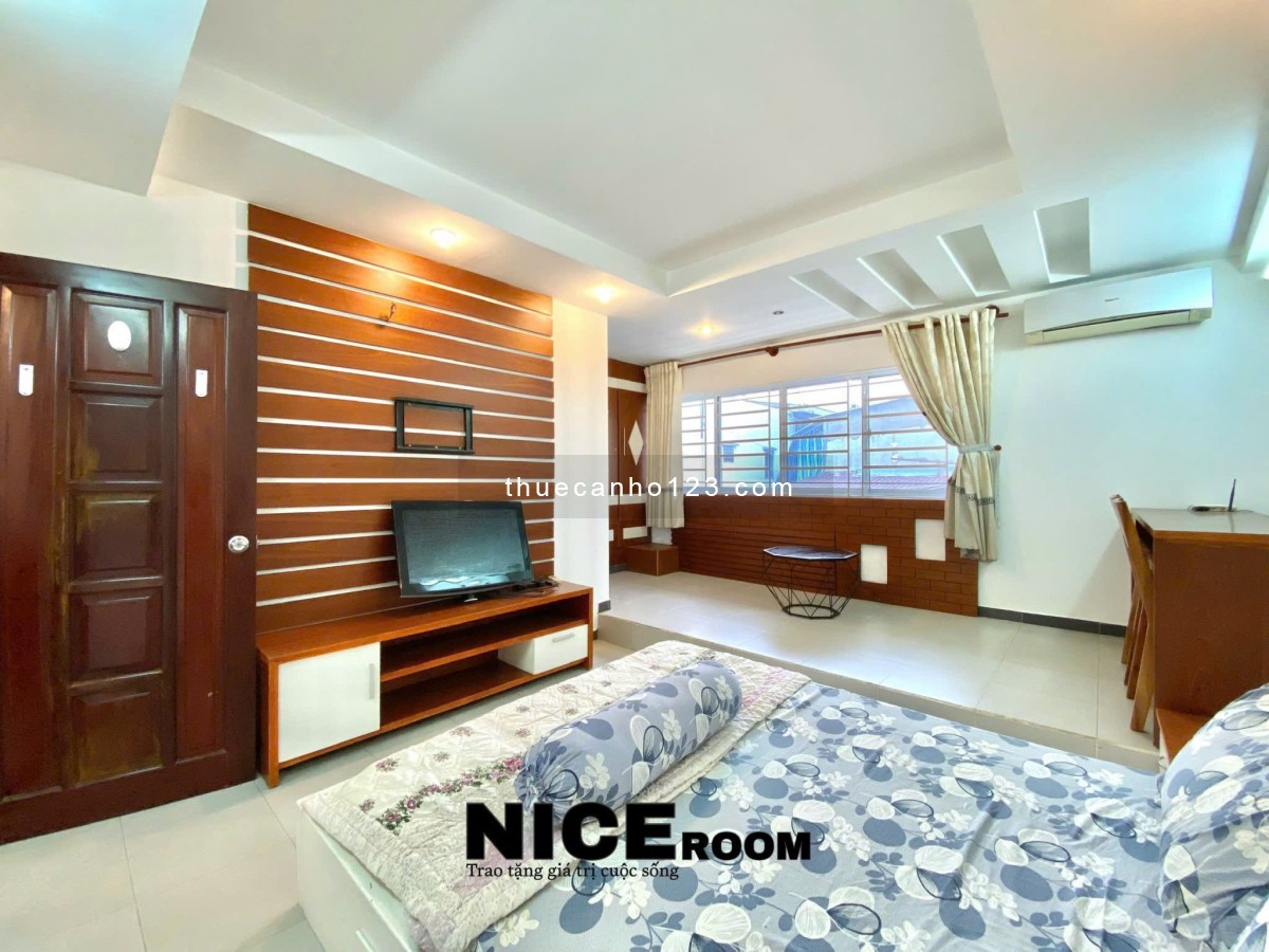 Thuê ngay căn hộ 1pn 50m2 tại Bình Thạnh, full nội thất, cửa sổ lớn thoáng gần chợ Bà Chiểu, Q1, Q3 - Ảnh 3