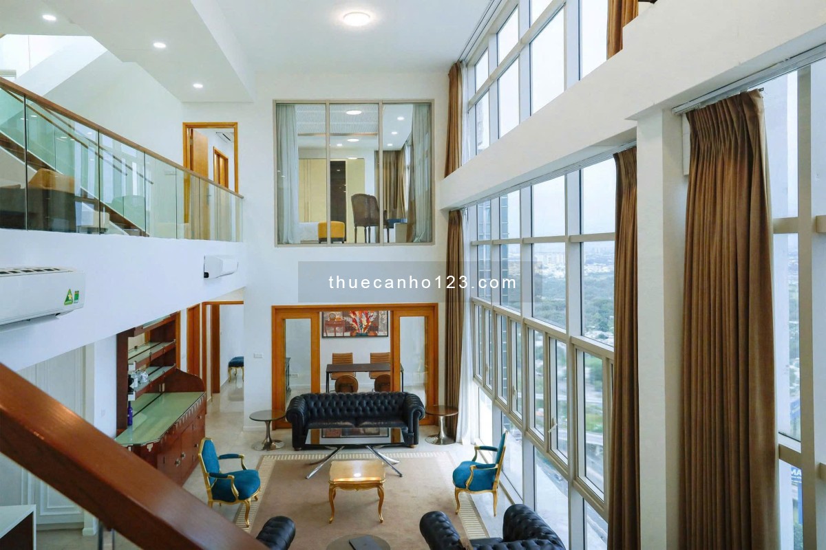 Penthouse căn hộ The Vista An Phú cho thuê view toàn cảnh sông nội thất hiện đại - Ảnh 1