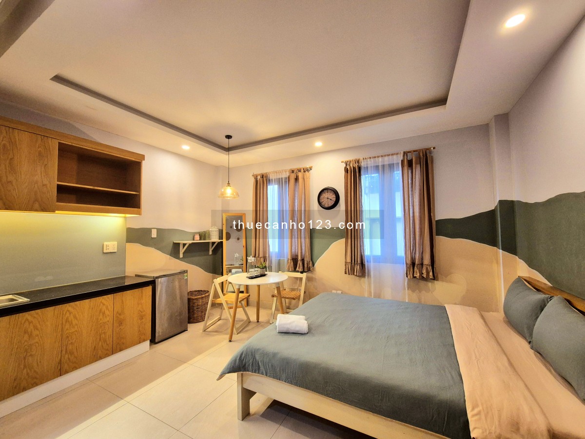 Cho thuê phòng hẻm 89 Hàm Nghi, Quận 1 - Dạng phòng studio có bếp và toilet riêng - Đầy đủ nội thất - Ảnh 1