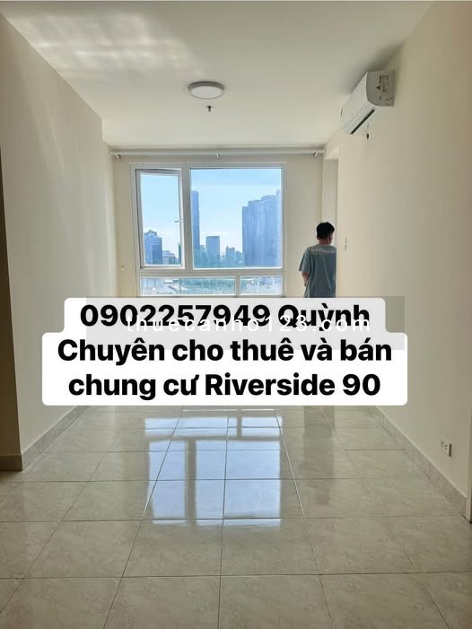 Cho thuê căn hộ 1PN 1WC 50m2 view sông chung cư Riverside 90. LH 0902257949 Quỳnh - Ảnh 2