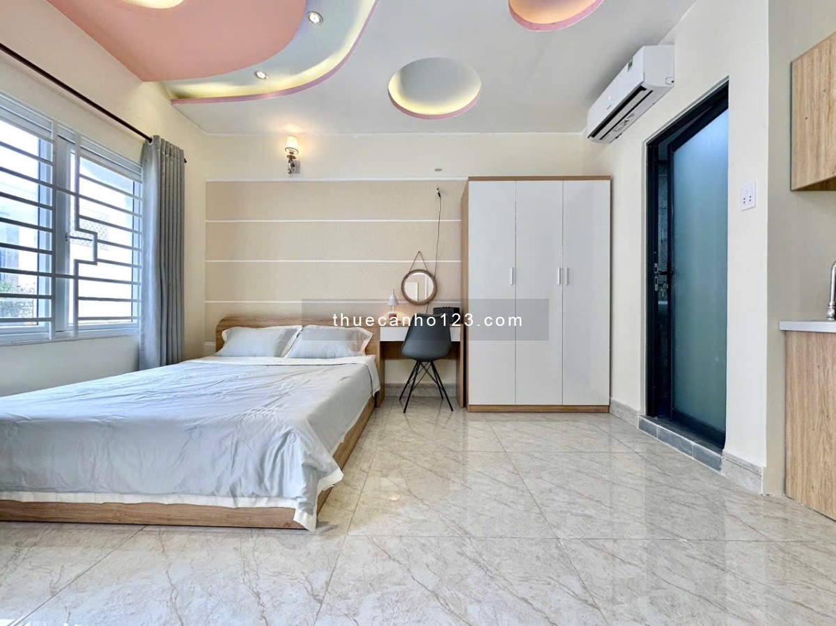 Cho thuê studio bếp xa giường ban công to nơ trang long bình thạnh gần đh vlu, iuh giáp quận 1, 3 - Ảnh 4
