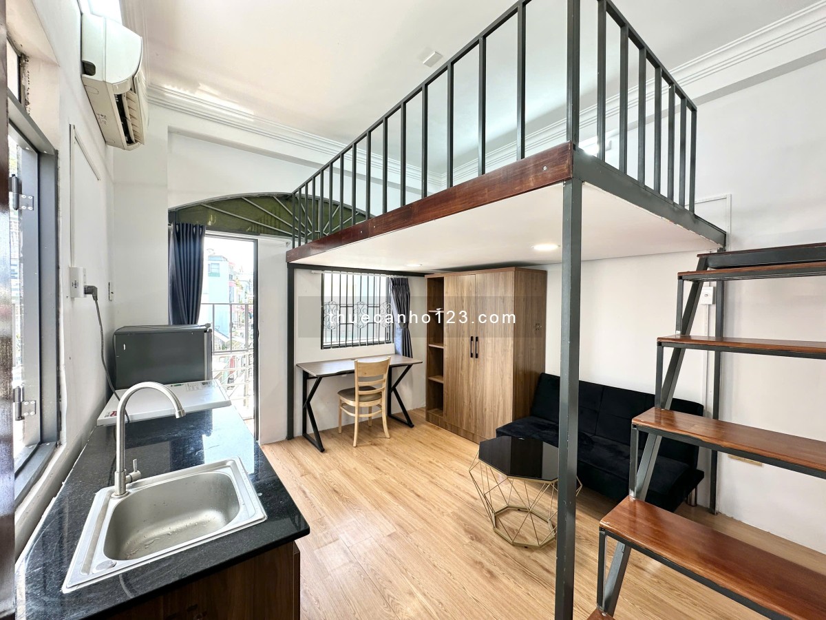 Cho thuê căn hộ dịch vụ Nguyễn Văn Thương DT 40m², 1PN, có ban công, gần HUTECH, chỉ 6,7 triệu/tháng - Ảnh 4