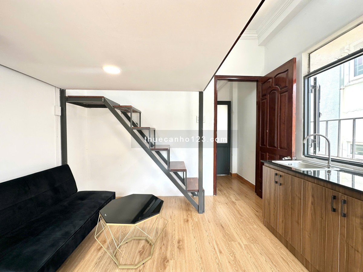 Cho thuê căn hộ dịch vụ Nguyễn Văn Thương DT 40m², 1PN, có ban công, gần HUTECH, chỉ 6,7 triệu/tháng - Ảnh 2