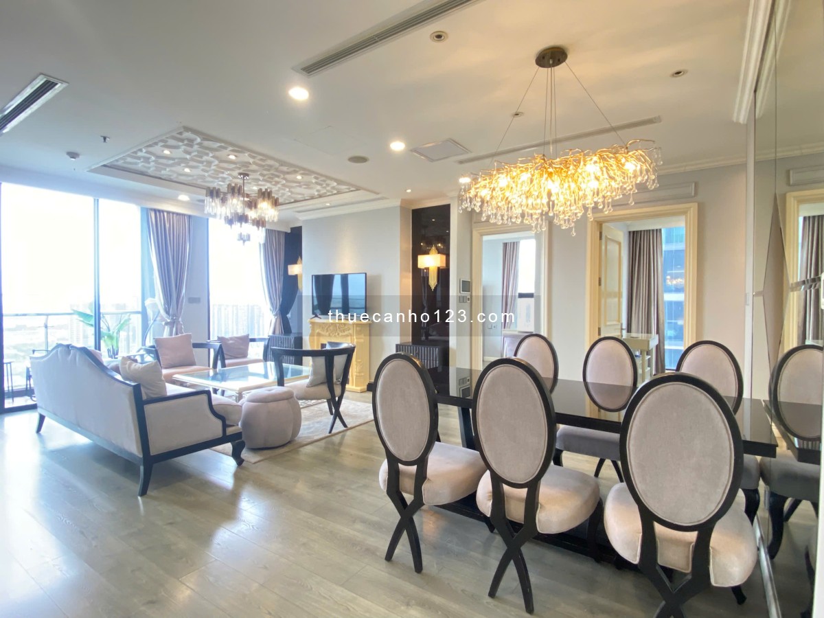 Cho thuê căn hộ Vinhomes Golden River DT 126m², 3PN2WC, full nội thất, view đẹp, giá chỉ 55 triệu - Ảnh 3