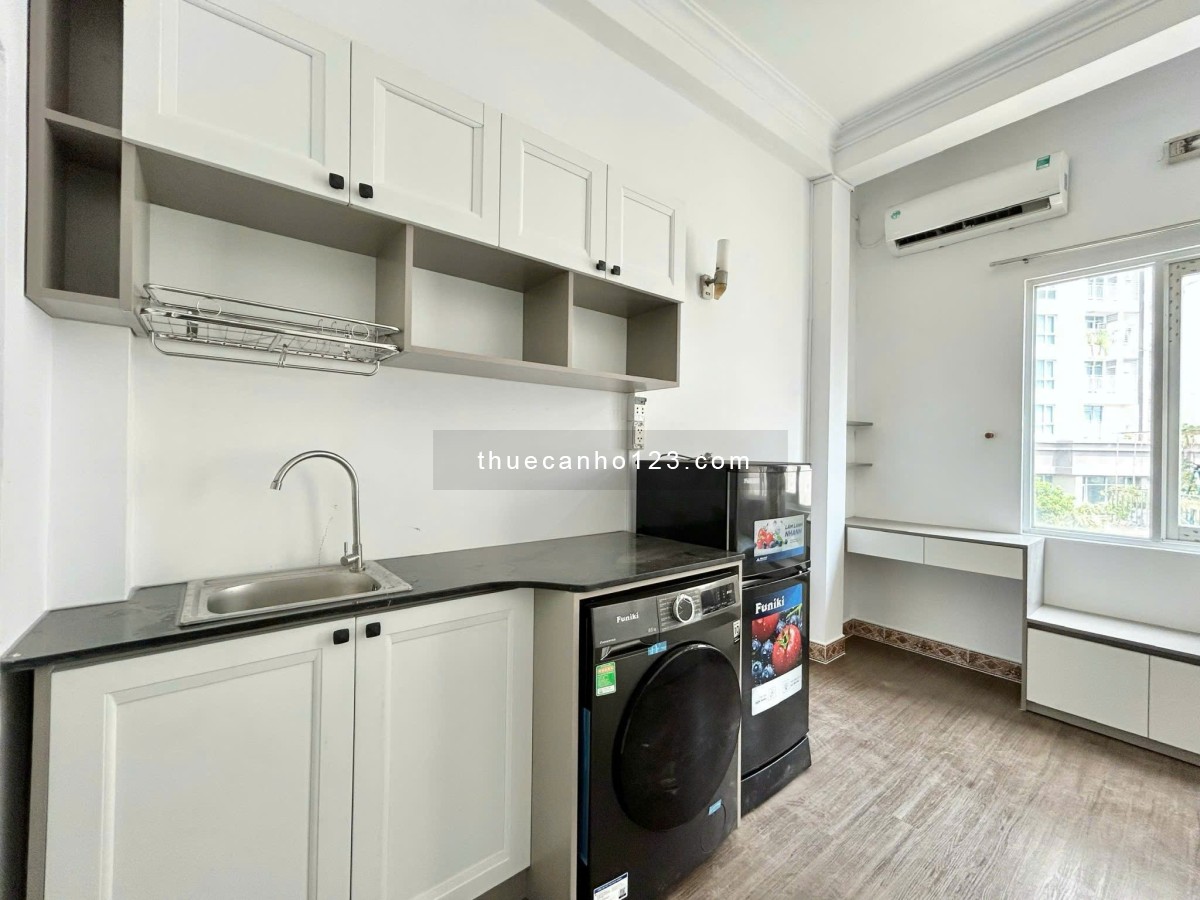 Cho thuê căn hộ Nguyễn Hữu Cảnh DT 42m², có cửa sổ thoáng, đủ nội thất, giá chỉ 6,7 triệu - Ảnh 3