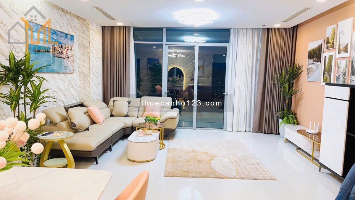Cho thuê căn hộ Vinhomes Central Park 4PN, DT 188m², tòa Park 2, view sông, giá chỉ 80 triệu/tháng - Ảnh 3