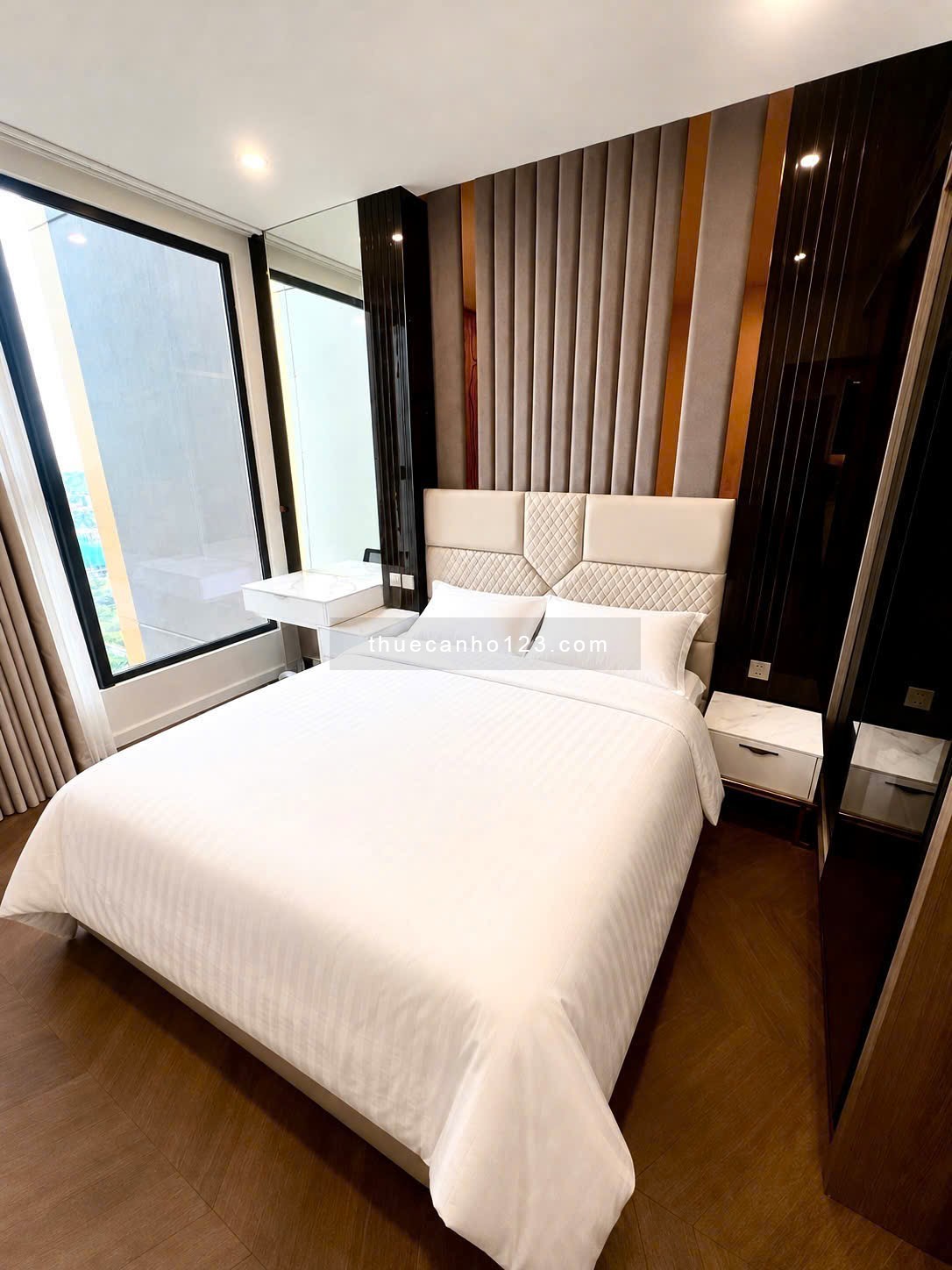 Cho thuê căn hộ 63m², 2PN Lumiere EverGreen, 13 tr có TL, full đồ đẹp cao cấp Vinhomes Smart City - Ảnh 5