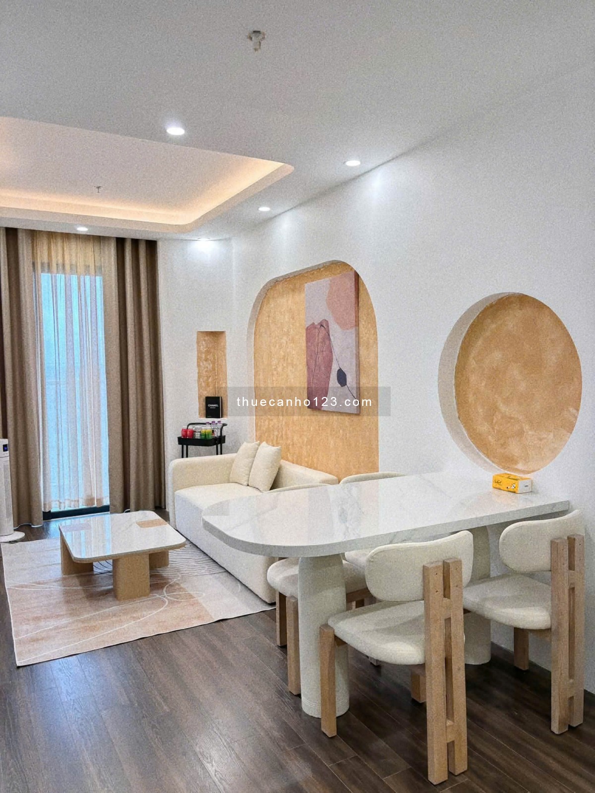 Căn hộ 2PN, DT 64m², full NT tại chung cư Hoàng Huy Commerce cho thuê giá 14 triệu/tháng - Ảnh 1