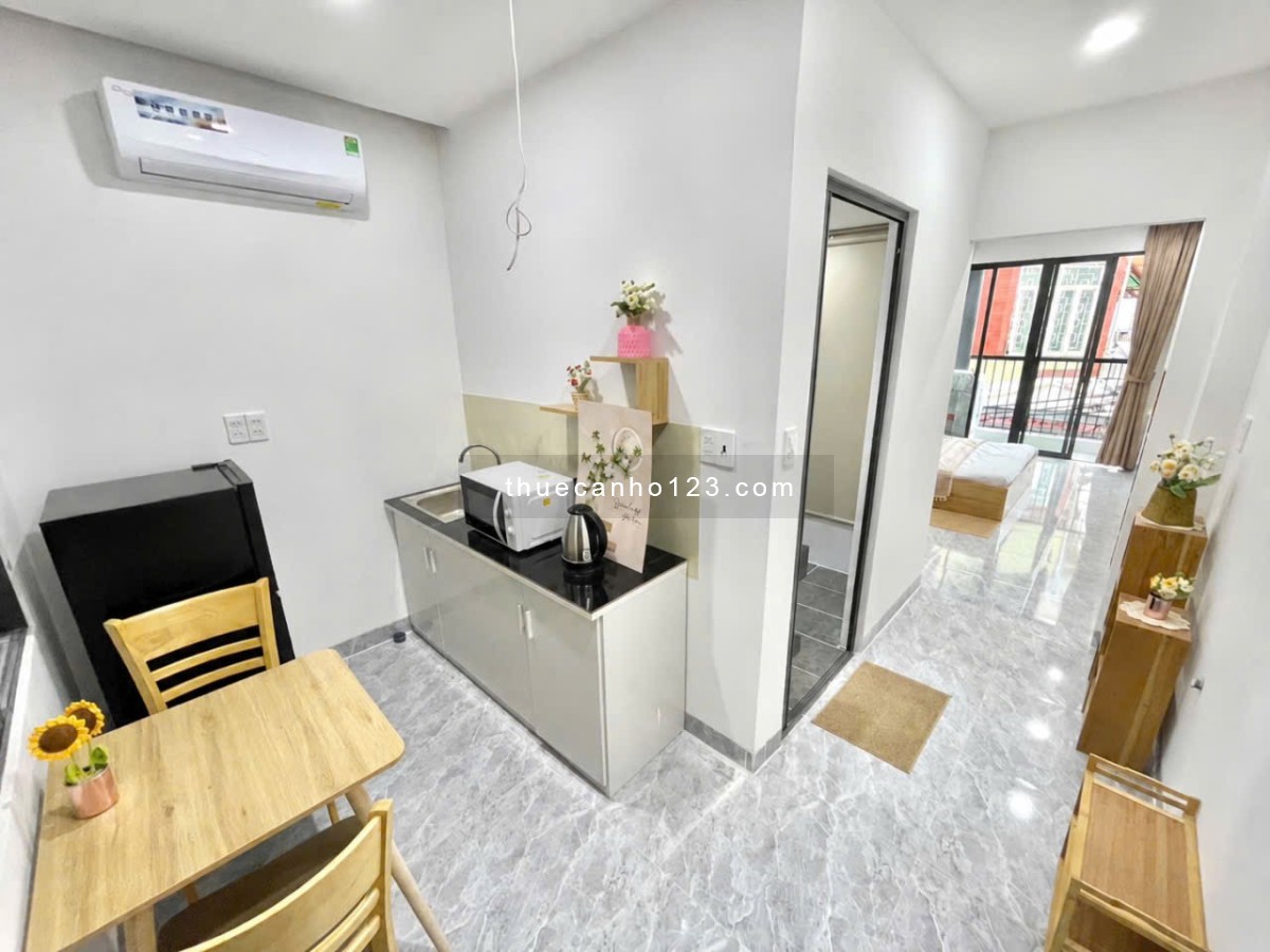 CHO THUÊ CĂN HỘ 1PN 40M² FULL NỘI THẤT, BAN CÔNG, MÁY GIẶT RIÊNG – XÔ VIẾT NGHỆ TĨNH, GIÁP QUẬN 1 - Ảnh 3