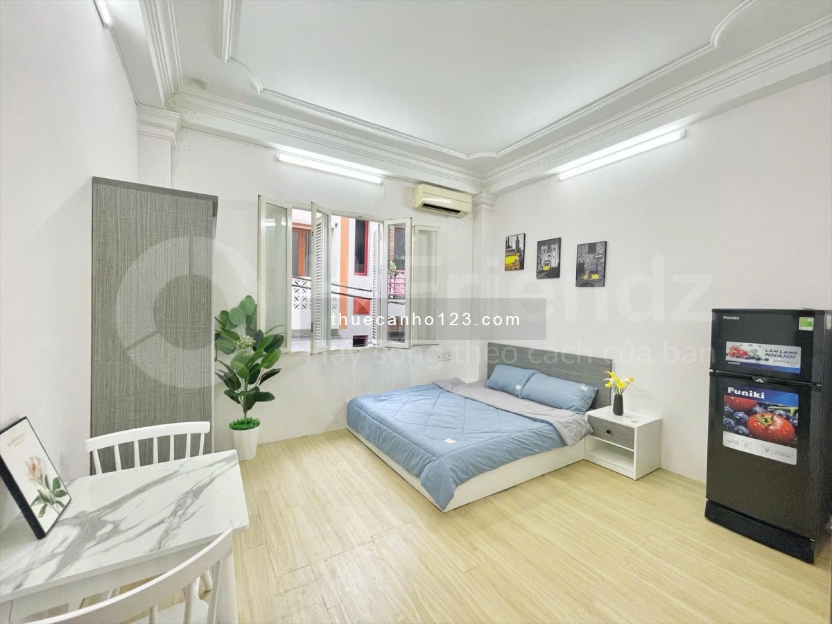 Cho thuê căn hộ 1 phòng ngủ Bình thạnh 35m2 full nội thất, gần Ngã Tư Hàng Xanh, Quận 1 - 0982174372 - Ảnh 1
