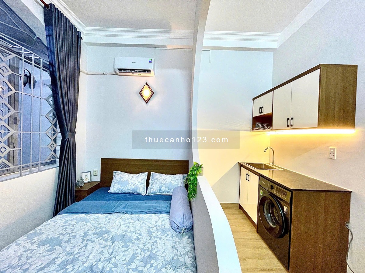 CHO THUÊ CĂN HỘ 1PN BAN CÔNG RỘNG, BẾP TÁCH RIÊNG, MÁY GIẶT RIÊNG GẦN SÂN BAY TÂN SÂN NHẤT - Ảnh 5