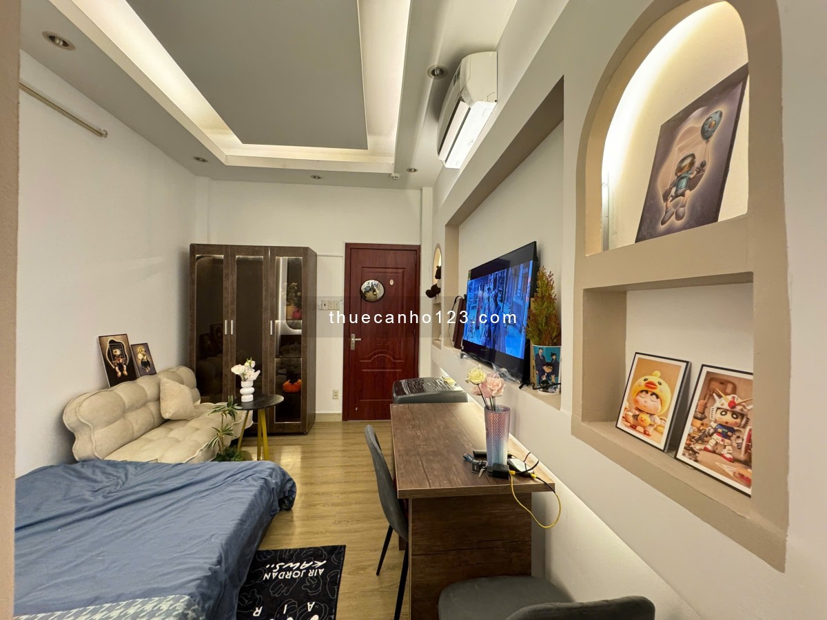 Cho thuê căn hộ 1 phòng ngủ tách bếp, ban công - TV, giặt riêng - Phú Nhuận gần cầu Lê Văn Sỹ nối Q3 - Ảnh 5
