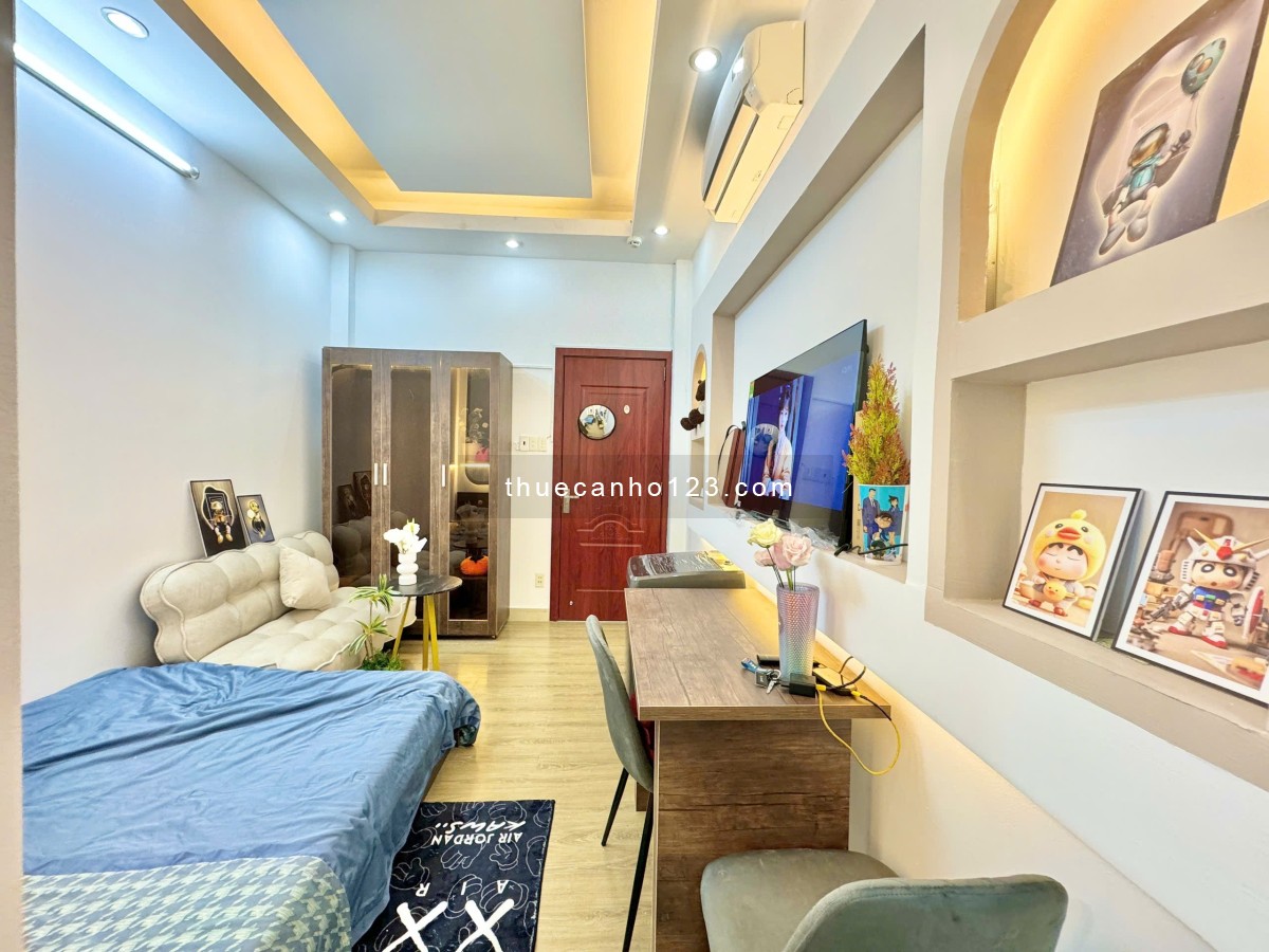 Cho thuê căn hộ 1 phòng ngủ tách bếp, ban công - TV, giặt riêng - Phú Nhuận gần cầu Lê Văn Sỹ nối Q3 - Ảnh 7