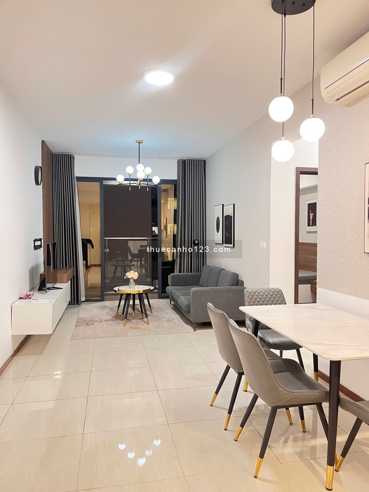 Cho thuê căn hộ One Verandah 2PN, DT 80m², view thành phố, full nội thất, chỉ 22 triệu/tháng - Ảnh 7