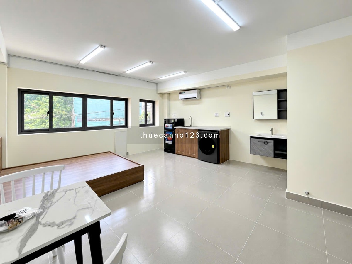 Cho thuê căn hộ cửa sổ trời - máy giặt riêng đường Nguyễn Xí Bình Thạnh gần Hàng Xanh giáp Q1 - Ảnh 6